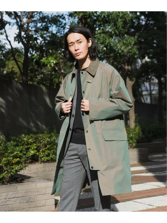Barbour バブアー別注 OVERSIZED BURGHLEYタマムシ