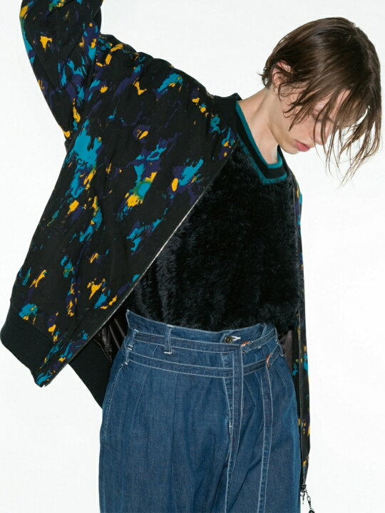 楽天市場】【SALE／22%OFF】SHAREEF PAINT PT RIB BLOUZON シャリーフ 
