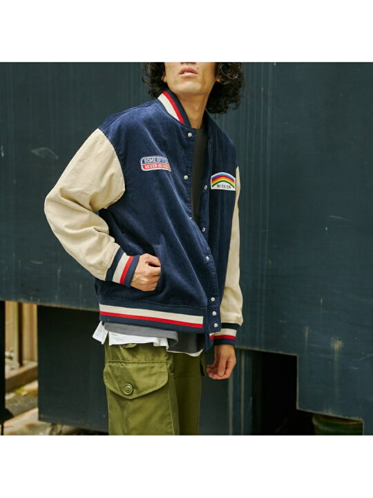 楽天市場】【SALE／25%OFF】CPCM コーデュロイワッペンスタジャン 