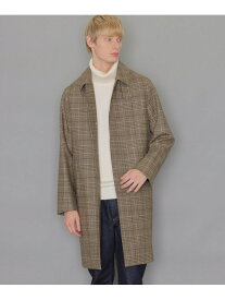 MACKINTOSH LONDON 【DUNFORD】【Loro Piana/ロロ・ピアーナ】グレンチェックウールステンカラーコート マッキントッシュ ロンドン ジャケット・アウター ステンカラーコート ベージュ グレー【送料無料】