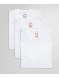 BROOKS BROTHERS スーピマコットン 3パック ベーシック クルーネック Tシャツ ブルックス ブラザーズ インナー・ルームウェア その他のインナー・ルームウェア ホワイト【送料無料】