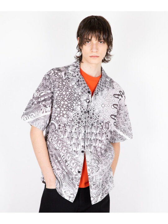 楽天市場】HYSTERIC GLAMOUR HYS MANDARA柄 オープンカラーシャツ 