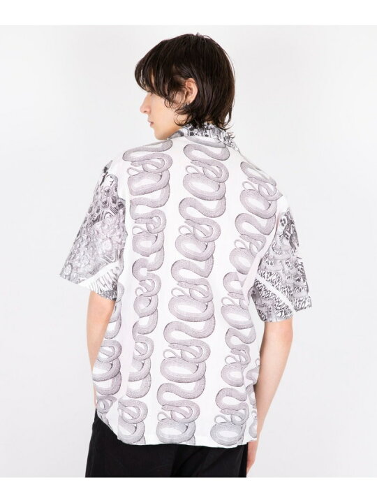 楽天市場】HYSTERIC GLAMOUR HYS MANDARA柄 オープンカラーシャツ 
