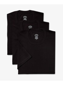 BROOKS BROTHERS スーピマコットン 3パック ベーシック クルーネック Tシャツ ブルックス ブラザーズ インナー・ルームウェア その他のインナー・ルームウェア ブラック グレー【送料無料】