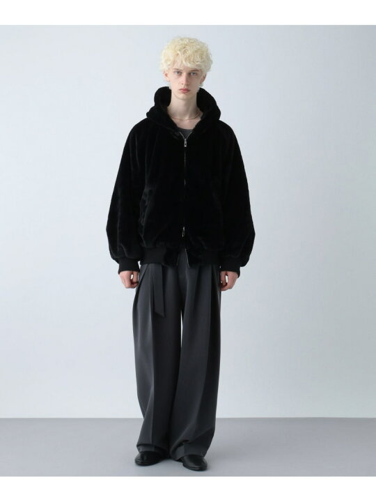楽天市場】【SALE／50%OFF】HARE リバーシブルファーフードブルゾン 