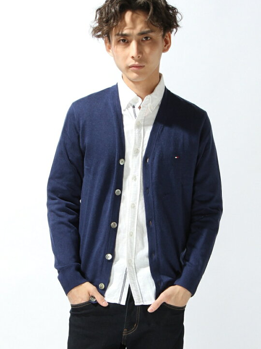 楽天市場】【SALE／50%OFF】TOMMY HILFIGER (M)シルクブレンド Vネック 