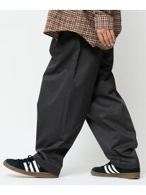 【SALE／10%OFF】FREAK'S STORE ワイドシルエット ツイル タックテーパード パンツ 【限定展開】 25AW フリークスストア パンツ チノパンツ グレー ブラック ネイビー グリーン ベージュ【RBA_E】【先行予約】*【送料無料】