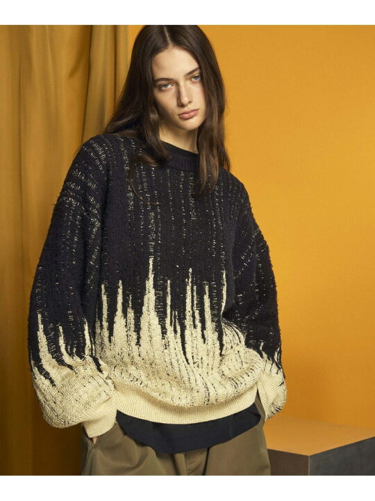 楽天市場】MAISON SPECIAL Prime-Over Gradation Knit Pullover メゾン 