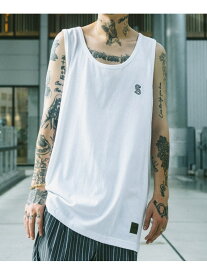 Subciety CREST TANK TOP サブサエティ トップス ノースリーブ・タンクトップ ホワイト グレー ブラック【送料無料】