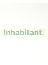【SALE／50%OFF】inhabitant inhabitant(インハビタント)Inhabitant logo sticker シフォン 文房具 ステッカー・シール・テープ グリーン【RBA_E】