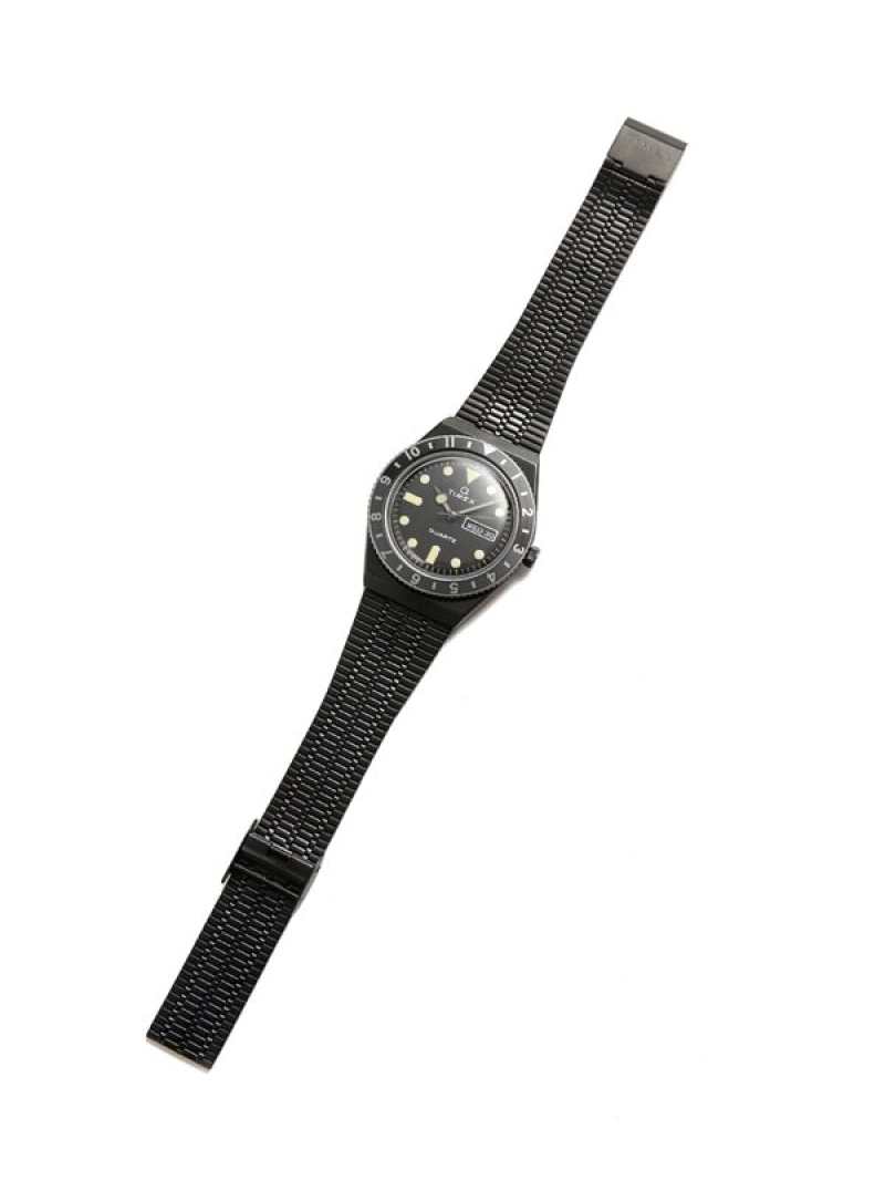 【ふるさと割】 TIMEX ブラック【送料無料】 腕時計 ファッショングッズ ナノユニバース TIMEX Q その他