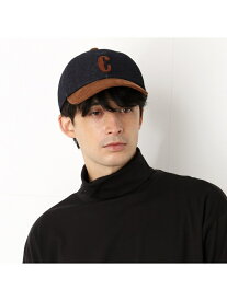 【SALE／50%OFF】COMME CA COMMUNE デニム*コーデュロイ キャップ コムサイズム 帽子 キャップ ネイビー ブラック【RBA_E】