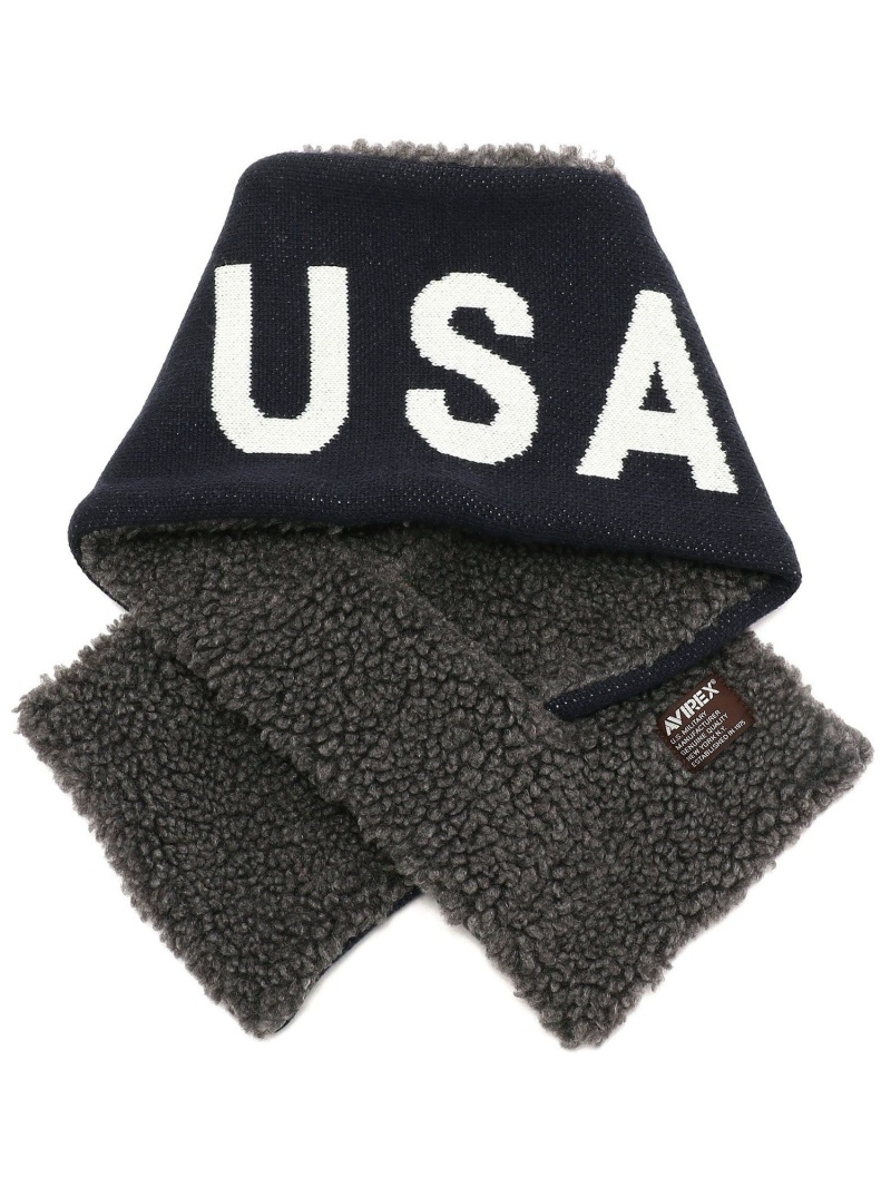 AVIREX メンズ 帽子 ヘア小物 アヴィレックス USAF ジャガードティペット 魅力的な価格 帽子その他 送料無料 ネイビー あなたにおすすめの商品 ブラック