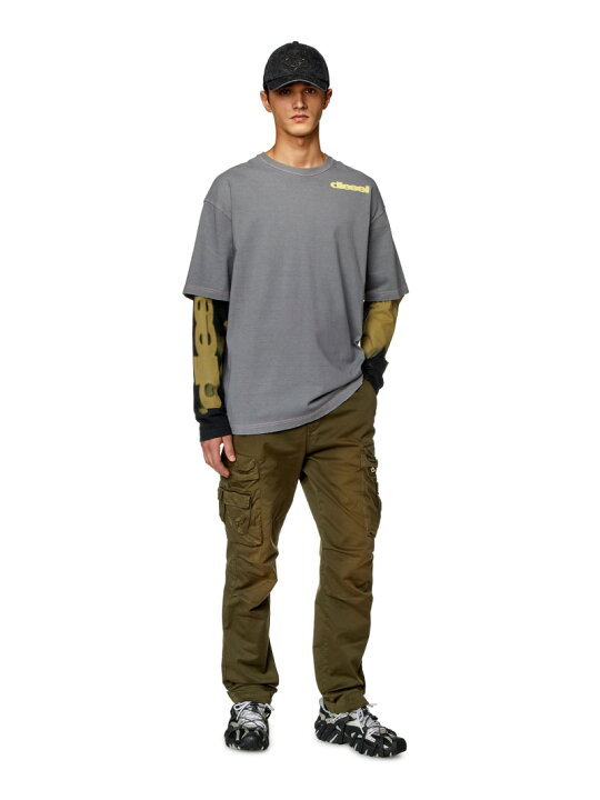 楽天市場】【SALE／40%OFF】DIESEL メンズ Tシャツ 長袖 T-WESHER-N3 