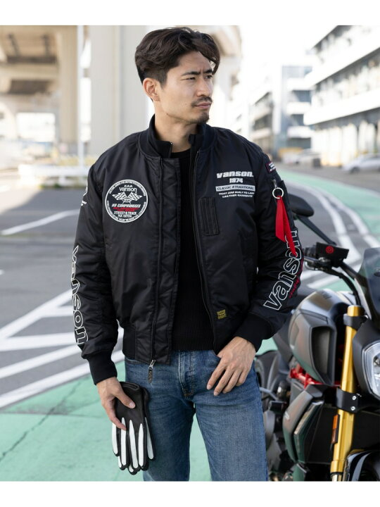 楽天市場】Vanson Leathers MA-1 JACKET バンソンレザーズ ジャケット 