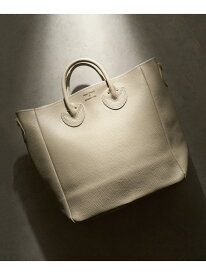 【SALE／3%OFF】YOUNG & OLSEN The DRYGOODS STORE YOUNG&OLSEN/EMBOSSED LEATHER D TOTE M セットアップセブン バッグ トートバッグ ベージュ ホワイト グレー ブラウン ブラック ピンク【RBA_E】【送料無料】