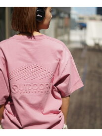 【SALE／35%OFF】OUTDOOR PRODUCTS OUTDOOR PRODUCTS/(M)エンボス ロゴ Tシャツ ジーンズメイト トップス カットソー・Tシャツ グリーン カーキ ピンク ブラック ブルー ベージュ ホワイト【RBA_E】