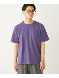 SHIPS Colors SHIPS Colors:USAコットン ポケット TEE シップス トップス カットソー・Tシャツ グレー ホワイト ブラウン パープル