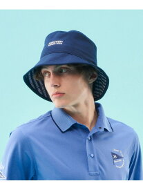 23区GOLF 暑さ対策にお勧め!【UNISEX】クーリング バケットハット ニジュウサンクゴルフ 帽子 キャップ ネイビー ホワイト【送料無料】