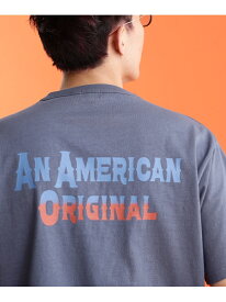 【SALE／30%OFF】Schott WEB LIMITED/T-SHIRT AN AMERICAN ORIGINAL/Tシャツ "アメリカンオリジナル ショット トップス カットソー・Tシャツ オレンジ ブラック ホワイト ブルー グリーン グレー【RBA_E】【送料無料】