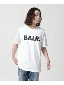 B'2nd BALR./ボーラー/BRAND STRAIGHT T-SHIRT/正規商品 ビーセカンド トップス カットソー・Tシャツ ホワイト ブラック【送料無料】