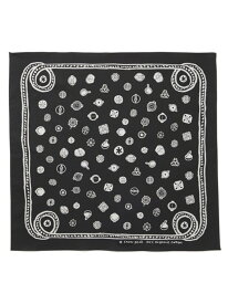 Snow Peak (M)OG Cotton SP Dot Bandana スノーピーク ファッション雑貨 スカーフ・バンダナ ブラック オレンジ