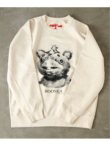JOURNAL STANDARD relume 【円谷プロ&JOURNALSTANDARD relume】ウルトラ怪獣スウェットクルーネック ジャーナル スタンダード レリューム カットソー Tシャツ ブラウン グレー【送料無料】