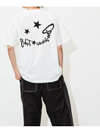 CONVERSE TOKYO 反転FACEロゴTシャツ コンバーストウキョウ トップス カットソー・Tシャツ ホワイト ベージュ グリーン【送料無料】