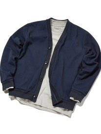 【SALE／50%OFF】MEN'S BIGI ツイルダンボールカーディガン メンズ ビギ トップス カーディガン ネイビー ブラック【RBA_E】【送料無料】