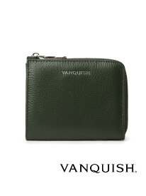 【SALE／50%OFF】VANQUISH 【VANQUISH/ヴァンキッシュ】グレイン L字ミニ財布 スタイルコード 財布・ポーチ・ケース 財布 ブラック グリーン ネイビー【RBA_E】【送料無料】