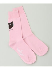 CONVERSE TOKYO CAT DESIGN SOX コンバーストウキョウ 靴下・レッグウェア 靴下 ホワイト ピンク グレー ブラック