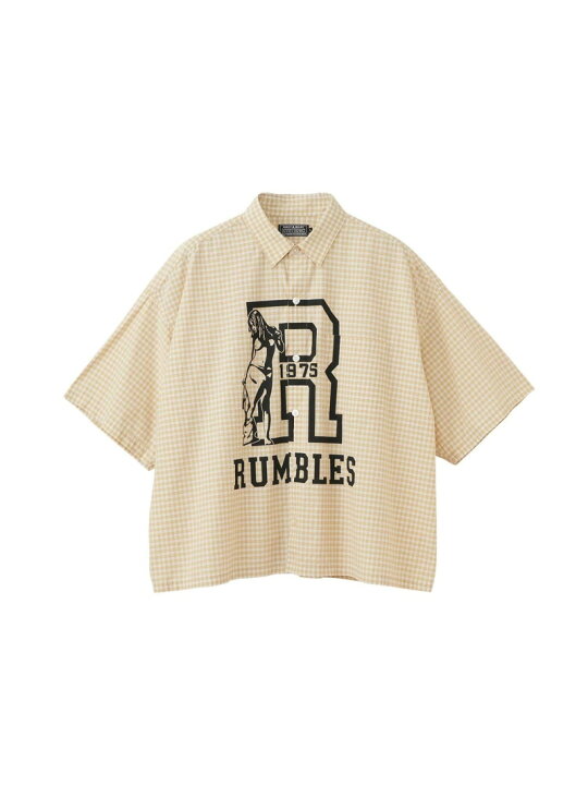 楽天市場】HYSTERIC GLAMOUR RUMBLES ワイドレギュラーカラーシャツ 