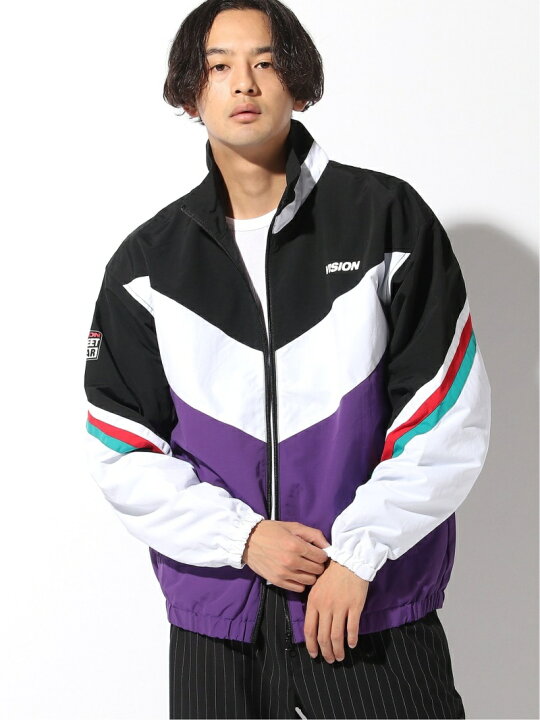 楽天市場】VISION STREET WEAR 【Hy】ライン切替トラックジャケット