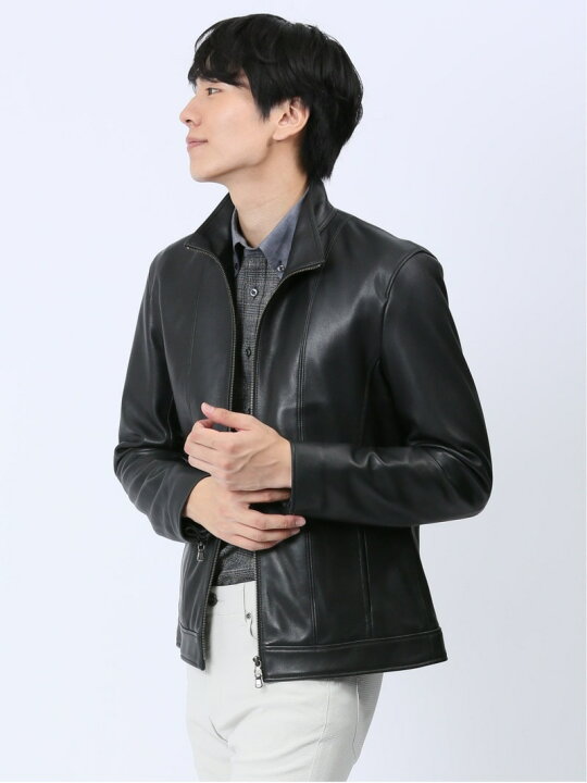楽天市場】【SALE／42%OFF】m.f.editorial ラムレザー シングル 