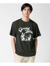 gym master gym master/(U)5.6oz Great Time Tee ジムマスター トップス カットソー・Tシャツ グレー ネイビー ベージュ ホワイト ブルー【送料無料】