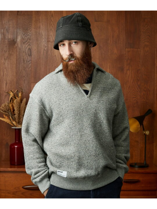 楽天市場】【SALE／30%OFF】Schott SALT AND PEPPER HALF ZIP SWEAT 