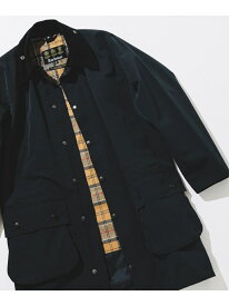 BEAMS MEN 【撥水・透湿・防風】Barbour * BEAMS PLUS / 別注 BORDER 2Layer Classic Fit バブアー 24SS 春アウター スプリンコート ビームス メン ジャケット・アウター その他のジャケット・アウター ネイビー【送料無料】