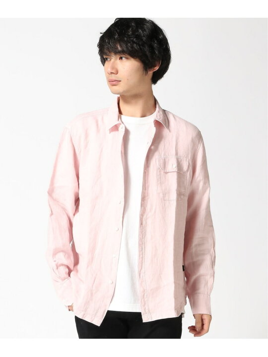 楽天市場】【SALE／40%OFF】REPLAY (M)リネンレギュラーフィットシャツ 