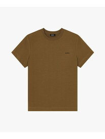 A.P.C. Oliver Tシャツ アー・ぺー・セー トップス カットソー・Tシャツ カーキグリーン ホワイト【送料無料】