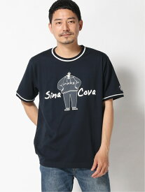 SINA COVA SINA COVA/(M)Tシャツ シナコバ トップス カットソー・Tシャツ ネイビー ホワイト【送料無料】