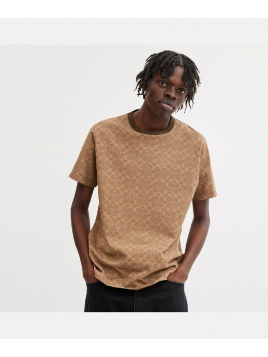 楽天市場】COACH 【公式】エッセンシャル シグネチャー Tシャツ コーチ 