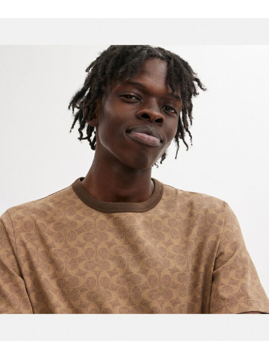 楽天市場】COACH 【公式】エッセンシャル シグネチャー Tシャツ コーチ 