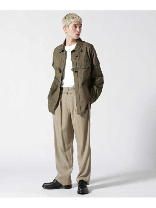 楽天市場】LHP CINOH/チノ/RAYON TWILL DOUBLE BELT PANTS/レーヨン 
