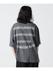 LHP DankeSchon/活性染LOGO S/S Tee エルエイチピー トップス カットソー・Tシャツ ブラック ベージュ【送料無料】