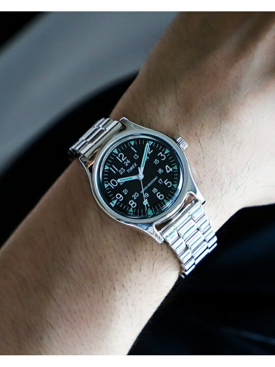 楽天市場】BEAMS MEN TIMEX * BEAMS / 別注 CAMPER Silver 925 3  