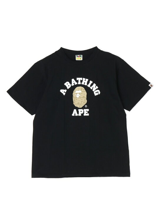 楽天市場】A BATHING APE BAPE LOGO MONOGRAM COLLEGE TEE M C ア 