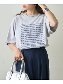 CIAOPANIC TYPY 【UNISEX】メッセージプリント半袖Tee チャオパニックティピー トップス カットソー・Tシャツ ホワイト ネイビー グレー【先行予約】*