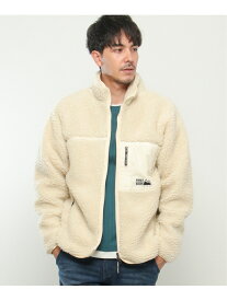 【SALE／10%OFF】ikka FIRST DOWN ファーストダウン タンブリングボアフリース イッカ ジャケット・アウター ブルゾン・ジャンパー グリーン ホワイト グレー ブラック【RBA_E】【送料無料】