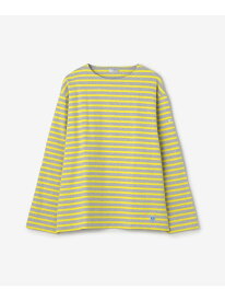 Bshop ORCIVAL ｜ コットンロード クルーネック ワイドフレンチバスクTシャツ MEN ビショップ トップス カットソー・Tシャツ ブルー ブラウン ブラック グレー レッド イエロー【送料無料】