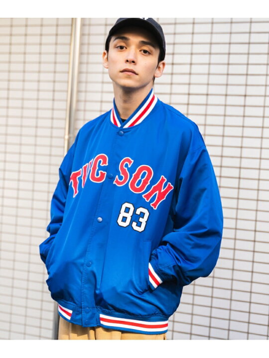 メンズWEGO ワッペンスタジャン ウィゴー ジャケット・アウター デニムジャケット ブルー グリーン パープル ホワイト ブラック ネイビー【送料無料】 Rakuten Fashion Men WEGO ロングスリーブデニムジャケット Mサイズ